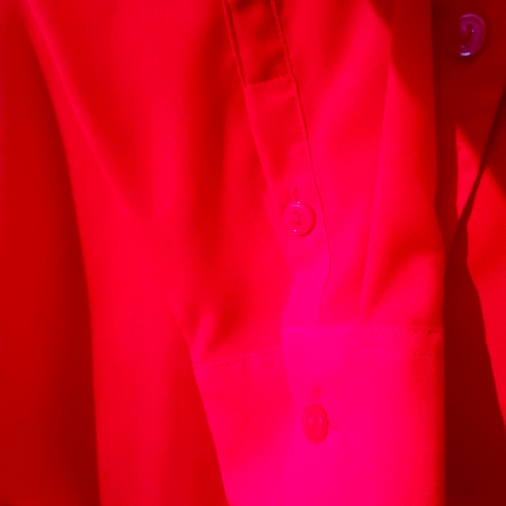 Long-sleeved button down blouse. - Picture 3 of 3